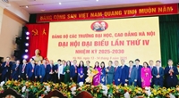 Đại hội đại biểu Đảng bộ các trường đại học, cao đẳng Hà Nội lần thứ IV, nhiệm kì 2025-2030 thành công tốt đẹp