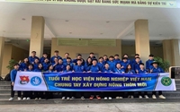 Sinh viên Khoa Tài nguyên và Môi trường - Học viện Nông nghiệp Việt Nam Gieo tri thức nơi bản làng xã Lực Hành, tỉnh Tuyên Quang