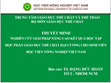 Công tác nghiên cứu khoa học tại Trung tâm Giáo dục Thể chất và Thể thao tháng 11 năm 2025