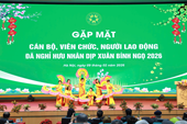 Ấm áp buổi gặp mặt cán bộ hưu trí Học viện Nông nghiệp Việt Nam Xuân Bính Ngọ năm 2026