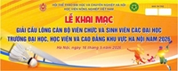 Đón chờ sự hấp dẫn của Giải cầu lông cán bộ viên chức và sinh viên khu vực Hà Nội năm 2026 tại Học viện Nông nghiệp Việt Nam