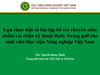Hoạt động Seminar tháng 9 của nhóm nghiên cứu mạnh tại Trung tâm Giáo dục thể chất và Thể thao