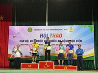 Khoa Công nghệ sinh học sôi nổi hưởng ứng các hoạt động Hội thao chào mừng 70 năm thành lập Học viện Nông nghiệp Việt Nam