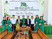 Giới thiệu văn hóa trà sen Việt Nam tại chuỗi sự kiện kỷ niệm 70 năm thành lập Học viện