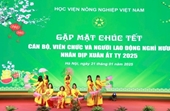 Học viện Nông nghiệp Việt Nam gặp mặt chúc Tết cán bộ, viên chức và người lao động nghỉ hưu nhân dịp Xuân Ất Tỵ 2025