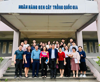 Sinh viên ngành Công nghệ sinh dược tham gia học phần Thực tập nghề nghiệp 1