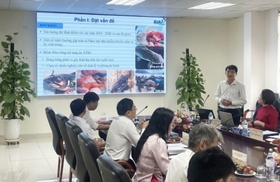 Nghiên cứu sinh Vũ Đức Mạnh bảo vệ thành công luận án tiến sĩ tại Viện Nghiên cứu Nuôi trồng Thủy sản