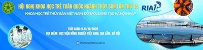 Hội nghị Khoa học trẻ ngành thủy sản lần thứ 14 sắp diễn ra