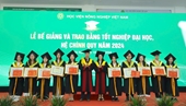 Học viện Nông nghiệp Việt Nam tổ chức Lễ bế giảng và trao bằng tốt nghiệp vào ngày 20-21 01 2026