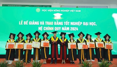 Học viện Nông nghiệp Việt Nam tổ chức Lễ bế giảng và trao bằng tốt nghiệp vào ngày 20-21 01 2026