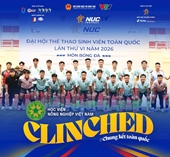 Đội tuyển bóng đá nam sinh viên Học viện Nông nghiệp Việt Nam chính thức góp mặt tại vòng Chung kết Giải bóng đá sinh viên toàn quốc năm 2026