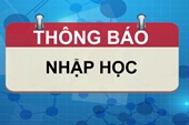 THÔNG BÁO NHẬP HỌC ĐỢT 1 HỌC KỲ I NĂM HỌC 2023 - 2024 K68