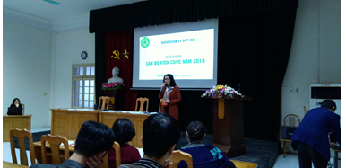 GS.TS. Nguyễn Thị Lan – Giám đốc Học viện phát biểu tại Hội nghị