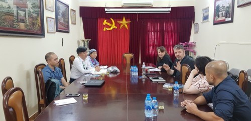 Toàn cảnh buổi làm việc giữa hai đoàn