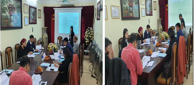 Các nghiên cứu sinh báo cáo tại seminar