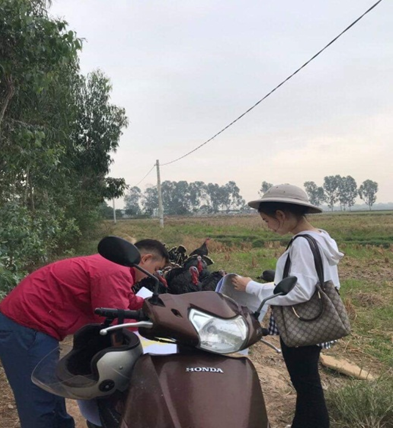 Sinh viên đối soát thực địa