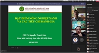 Seminar khoa học năm 2021 của nhóm nghiên cứu mạnh Quản lý Tài Nguyên và Môi Trường