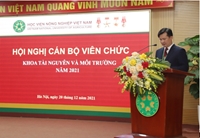 Hội nghị cán bộ viên chức khoa Tài nguyên và Môi trường năm 2021