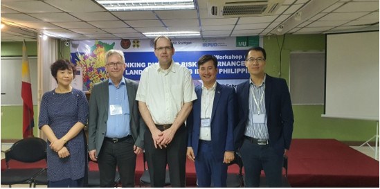 Nhóm dự án LIRLAP của Khoa và đại học TU Dortmund, Đức tham gia hội thảo về quản lý rủi ro thiên tai trong quy hoạch sử dụng đất và đô thị tại Philippines