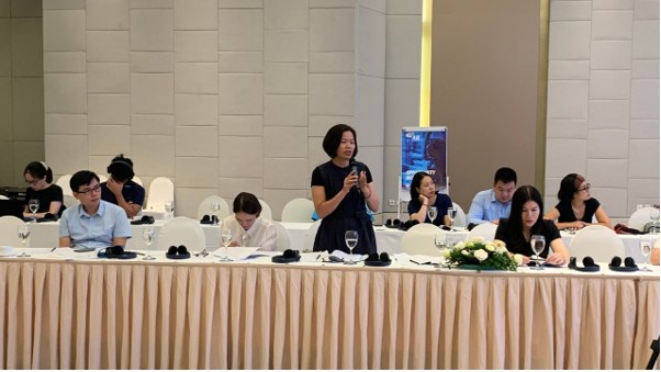 TS. Nguyễn Thị Bích Yên, Khoa Tài nguyên và Môi trường đóng góp ý kiến xây dựng bộ tiêu chí về đánh giá rủi ro và mức độ tổn thương do BĐKH