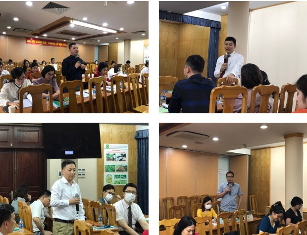 Các đại biểu tham dự hội thảo đóng góp ý kiến