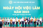 68 doanh nghiệp mang đến 4 000 cơ hội việc làm cho sinh viên Học viện Nông nghiệp Việt Nam