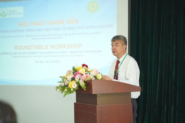 GS.TS. Phạm Văn Cường, Phó Giám đốc Học viện phát biểu tại Hội thảo 