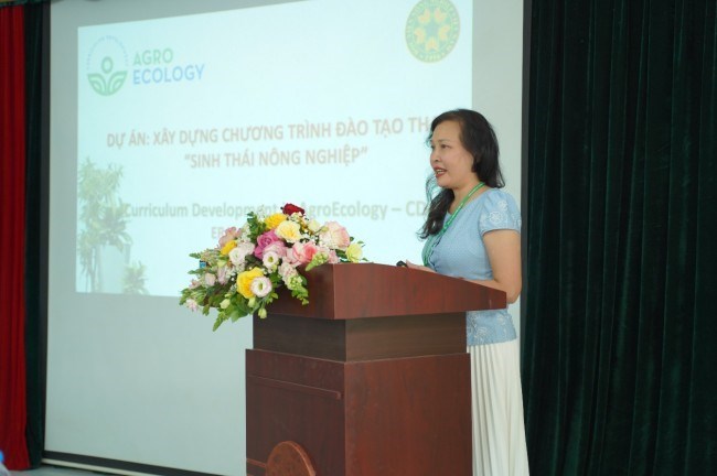 PGS.TS Nguyễn Thị Bích Thủy, Điều phối viên giới thiệu về dự án