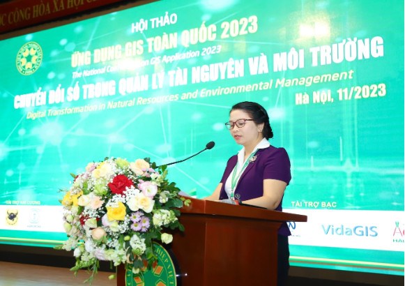 GS.TS Nguyễn Thị Lan, Giám đốc Học viện Nông nghiệp Việt Nam, phát biểu khai mạc Hội thảo