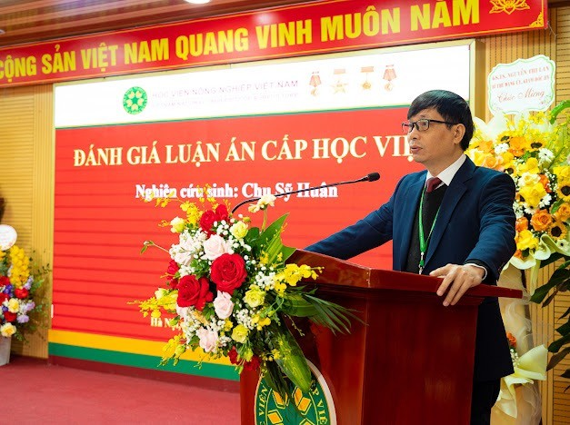TS. Nguyễn Thanh Hải – Trưởng ban QLĐT phát biểu tại buổi lễ
