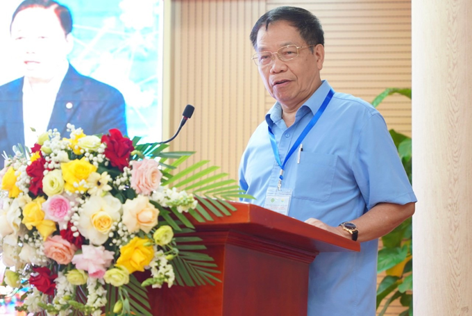 GS.TS. Trần Đức Viên, Chủ tịch Hội đồng Khoa học và Đào tạo, HVNN Việt Nam phát biểu