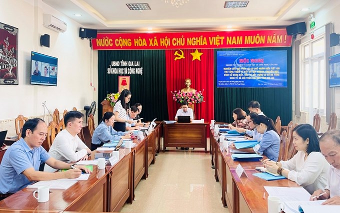 Quang cảnh hội nghị nghiệm thu. Ảnh: Mai Ka