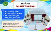 Quản lý đất đai – Ngành học hấp dẫn, phù hợp thời đại kinh tế thị trường, số hóa