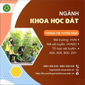 Học ngành Khoa học đất, sinh viên được trang bị kiến thức và kỹ năng gì