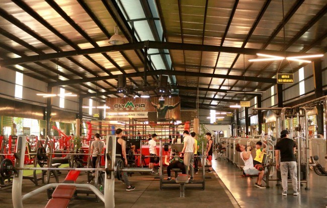 Phòng tập Gym dành cho cán bộ, sinh viên của Học viện