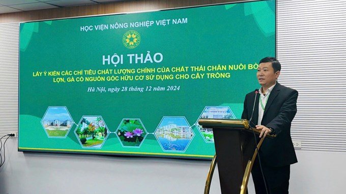  PGS.TS Võ Hữu Công phát biểu khai mạc Hội thảo