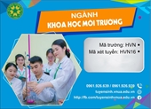 Tuyển sinh ngành Khoa học Môi trường