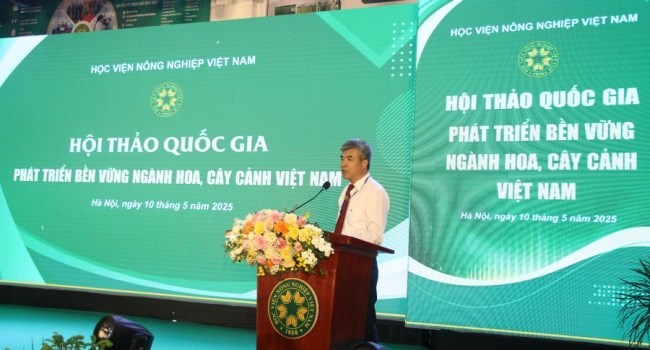 GS.TS Phạm Văn Cường – Phó Giám đốc Học viện Nông nghiệp Việt Nam phát biểu khai mạc.