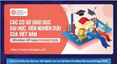 Các cơ sở giáo dục đại học, viện nghiên cứu của Việt Nam trên bảng xếp hạng SCImago 2025