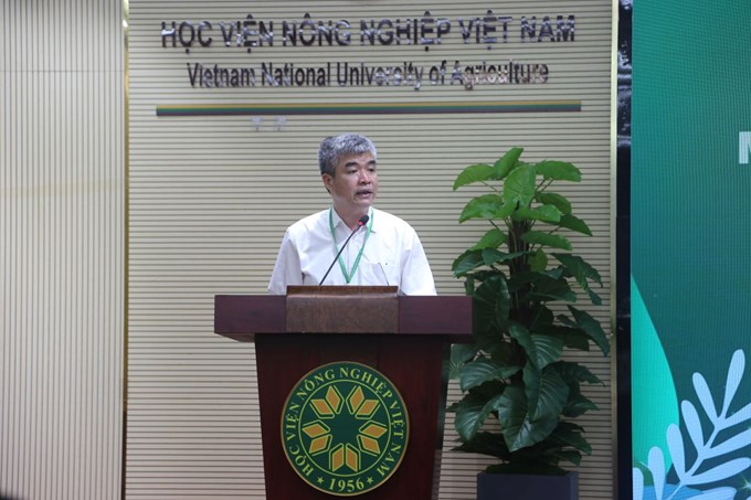 GS.TS. Phạm Văn Cường, Phó Giám đốc HVNN Việt Nam phát biểu khai mạc Hội thảo