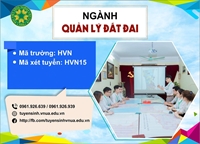 Tư vấn hướng nghiệp ngành Quản lý đất đai