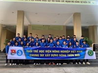 Chiến dịch mùa hè xanh 2025- Hành trình kết nối cộng đồng của đội tình nguyện khoa Tài nguyên và Môi trường