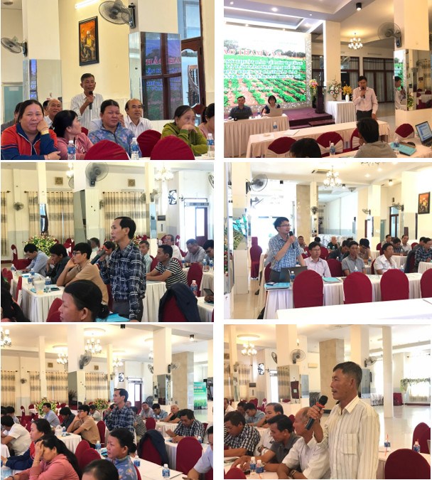 Các đại biểu phát biểu đóng góp cho Hướng dẫn kỹ thuật bảo vệ môi trường đất cát biển và đất xám khô hạn
