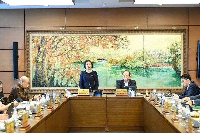 Quang cảnh thảo luận tại Tổ 1