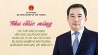 Bộ trưởng Trần Đức Thắng gửi Thư chúc mừng nhân Ngày Nhà giáo Việt Nam 20 11