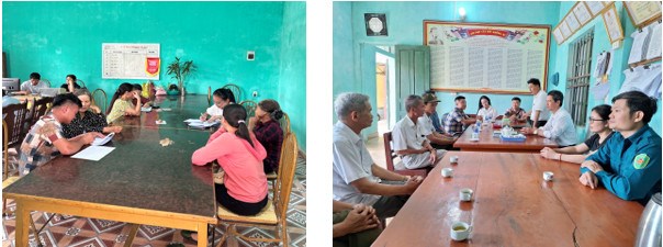 Một số hình ảnh phỏng vấn nông hộ và cán bộ chuyên môn