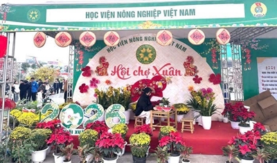 Hội chợ xuân VNUA 2026 Khi “ Hồn đất, tình người” cất cánh cùng khát vọng nông sản việt
