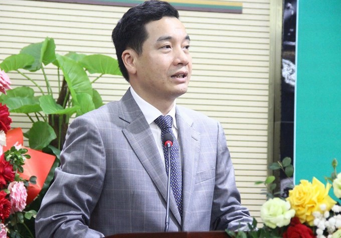 Ông Nguyễn Việt Hà – Bí thư Đảng ủy xã Gia Lâm phát biểu tại hội nghị.