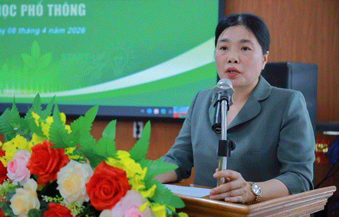 Bà Hồ Thị Châu Loan đánh giá cao tính thiết thực của Hội thảo “Hành trình khởi nghiệp và đổi mới sáng tạo từ trung học phổ thông