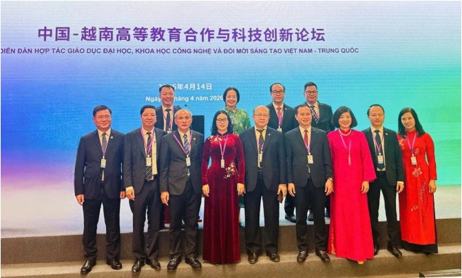 Học viện Nông nghiệp Việt Nam tham dự Diễn đàn Hợp tác Giáo dục đại học, Khoa học công nghệ và Đổi mới sáng tạo Việt Nam - Trung Quốc, đồng thời triển khai nhiều hoạt động ký kết hợp tác quan trọng với các đối tác hàng đầu. Ảnh: HVNNVN.